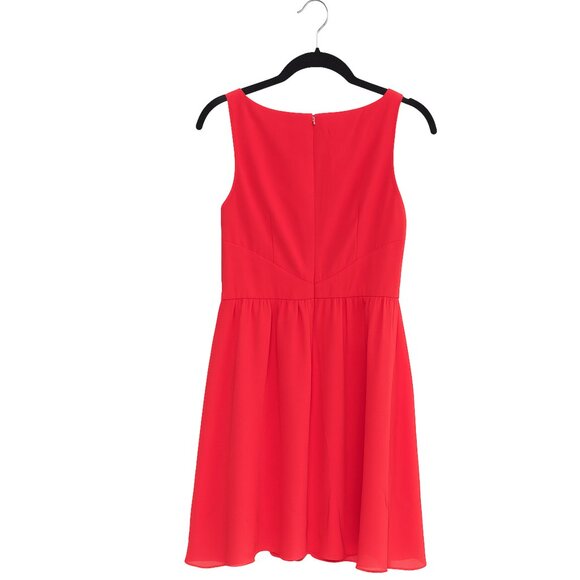 Vince Camuto Red Twist Front A-Line Cocktail Dress Size 2 NWT - Picture 3 of 6